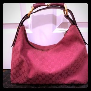 Gucci logo hobo handbag - with duster bag